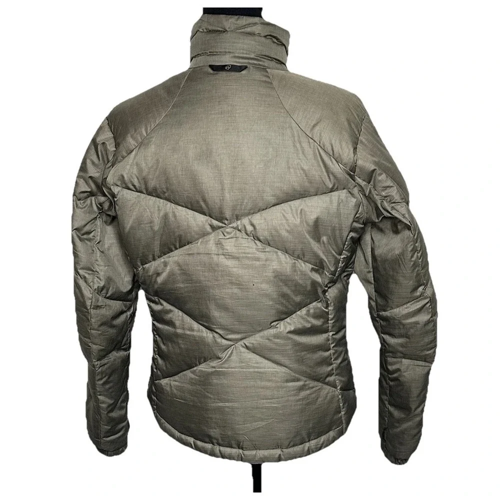 Columbia  Puffer Jacket Womens M Titanium Tech Down Insulated Interchange Bronze